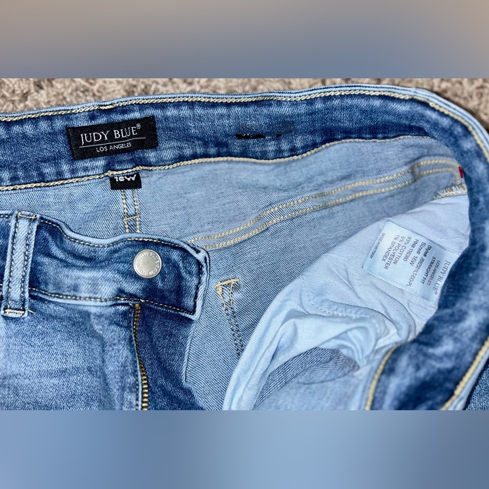 Judy Blue Wide Leg Jeans size 16W - Picture 10 of 11
